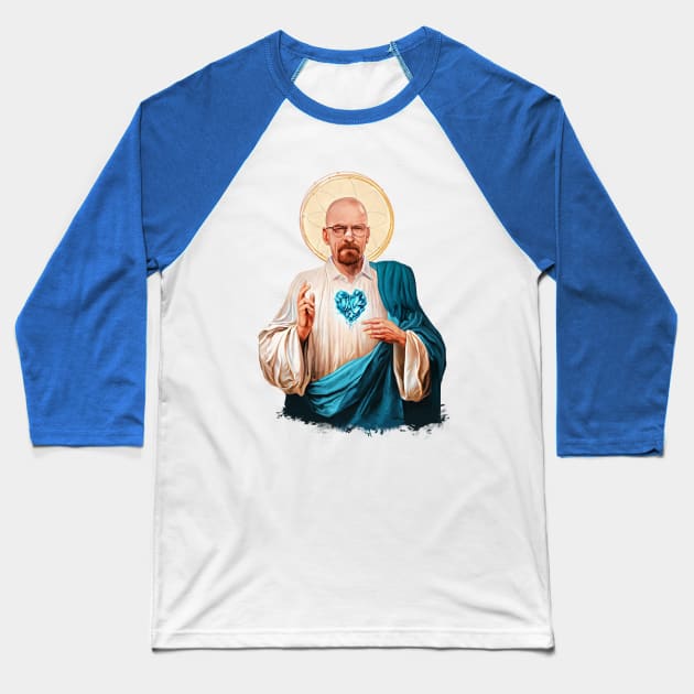 Saint Walter White Baseball T-Shirt by Gedogfx